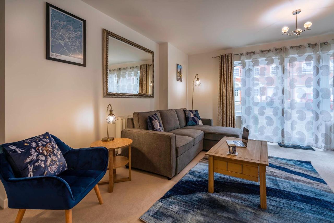 The Augustine - Modern Two Bed Ground Floor Apartment With Parking Canterbury Luaran gambar